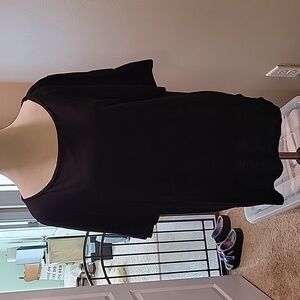 Loft elbow sleeve soft tee- black